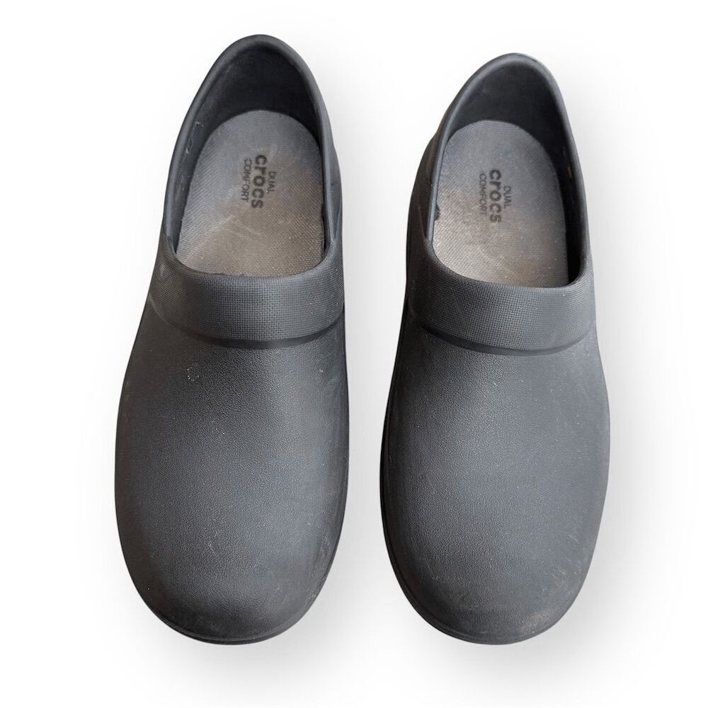Crocs Women's Neria Pro II Black Work Clogs Slip-Resistant Comfort size 7 - Picture 5 of 11